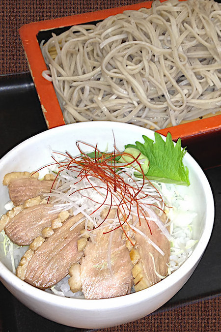 鴨ロース丼セット